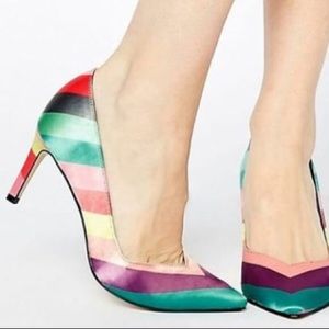 🌈 HP🌈ASOS Candy Stripe Heels